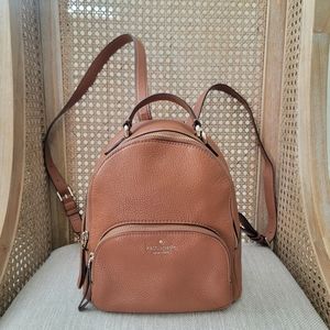 Jackson Kate Spade Cognac Leather Backpack